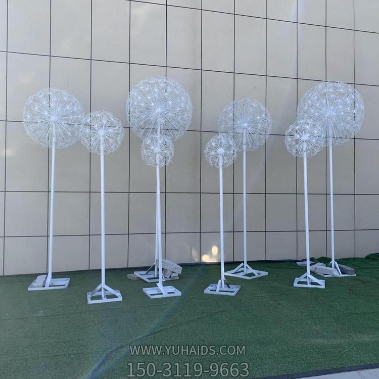 不锈钢创意灯光蒲公英城市广场夜景亮化博鱼网页版