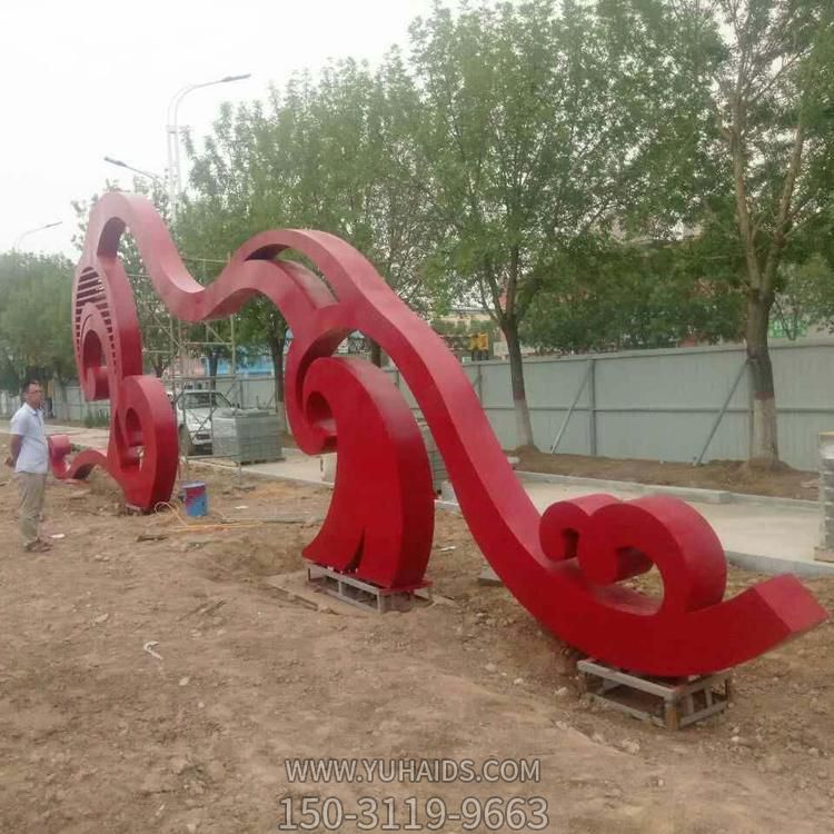 不锈钢几何抽象创意景观户外大型景观摆件博鱼网页版