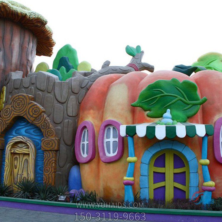 游乐场玻璃钢彩绘户外景观摆件博鱼网页版