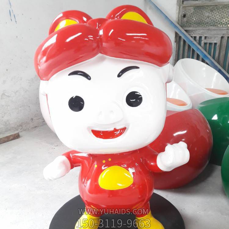 动画片人物玻璃钢卡通猪猪侠博鱼网页版