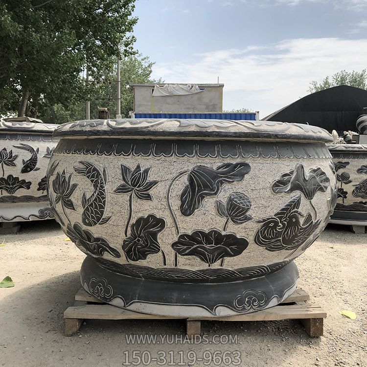庭院仿古鱼缸户外摆件花盆博鱼网页版
