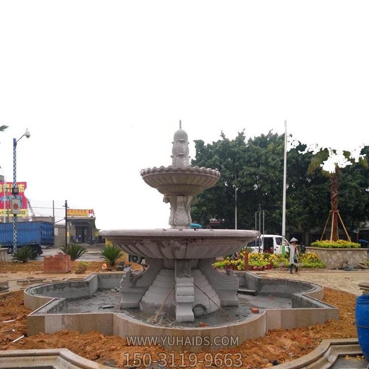 大理石石雕户外园林喷泉景观博鱼网页版