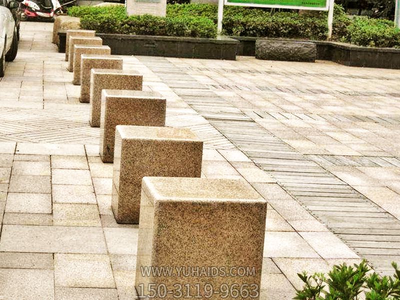 方形创意花岗岩挡车石阻车石球博鱼网页版