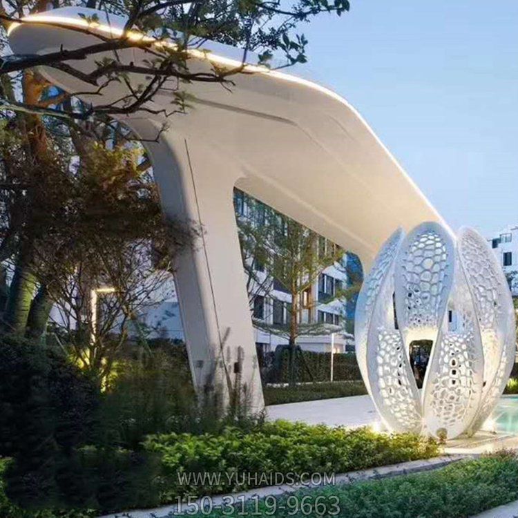 酒店观察不锈钢抽象景观摆件博鱼网页版