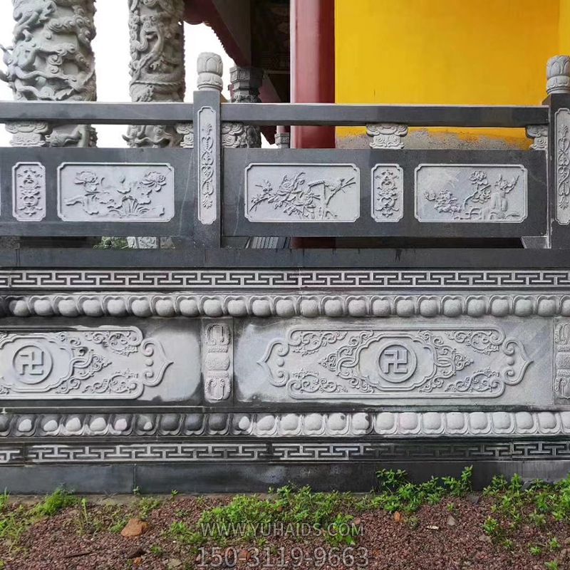寺庙基地台大理石灰浮雕栏杆博鱼网页版