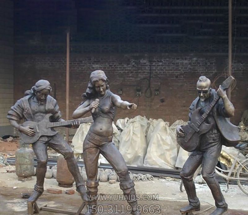 广场铜雕乐队博鱼网页版