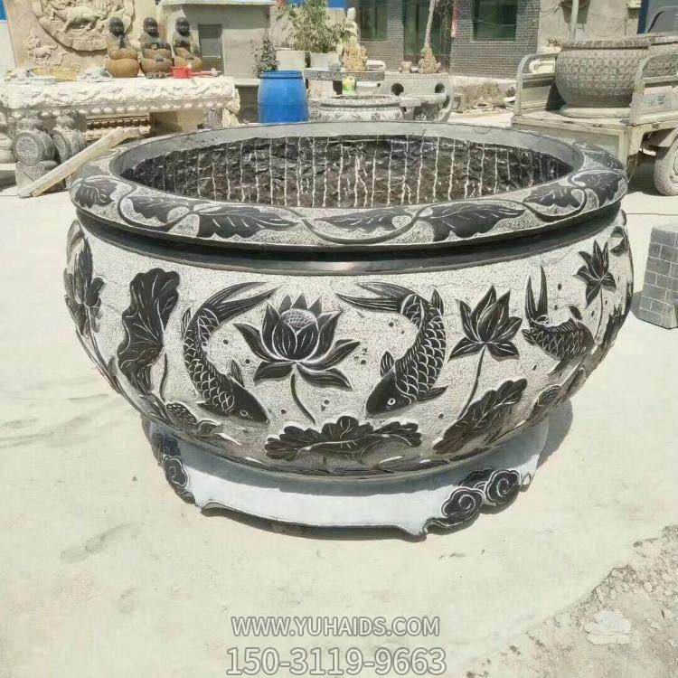 仿古做旧浮雕大理石石雕户外园林景观摆件博鱼网页版