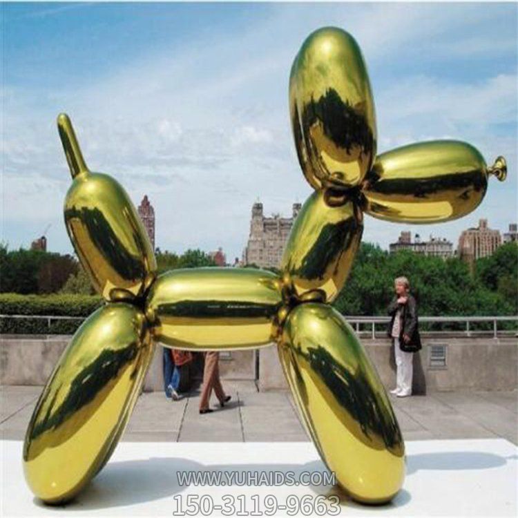 大型不锈钢镜面户外园林广场气球狗博鱼网页版