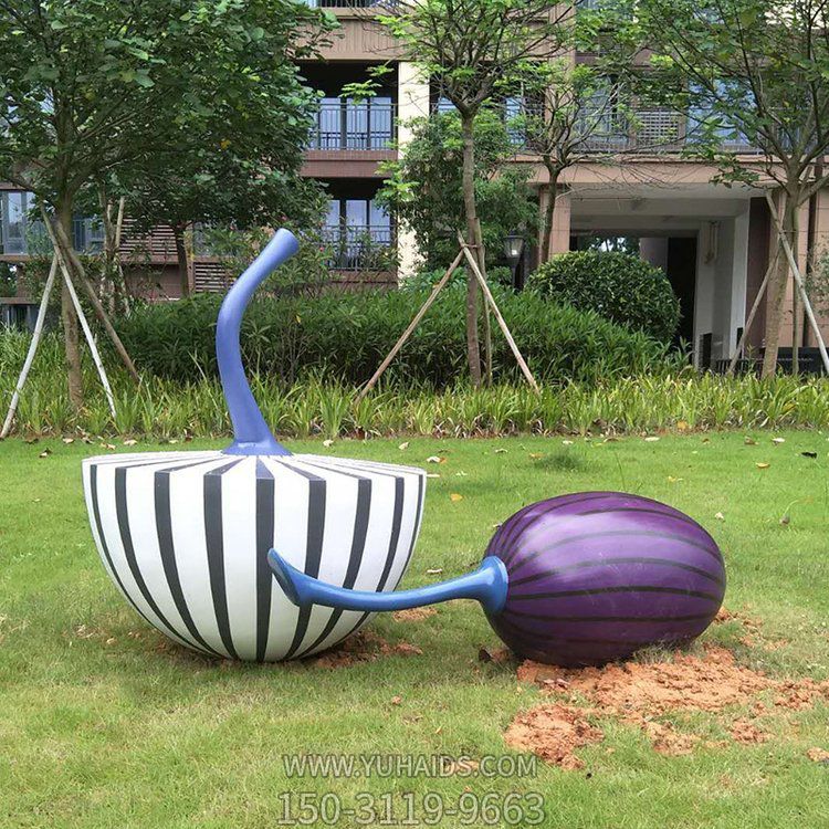 小区园林玻璃钢创意博鱼网页版小品