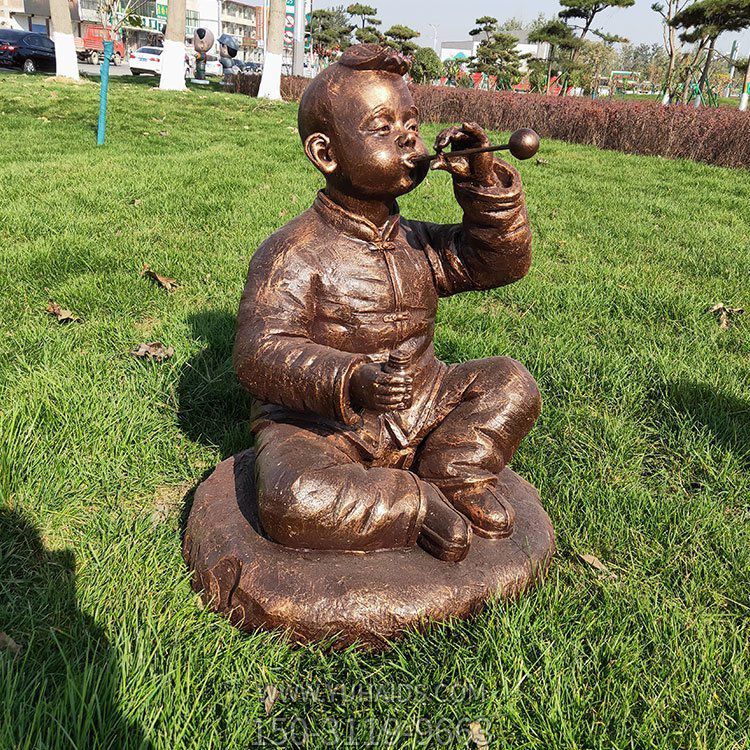 童趣系列人物，吹泡泡的小男孩博鱼网页版