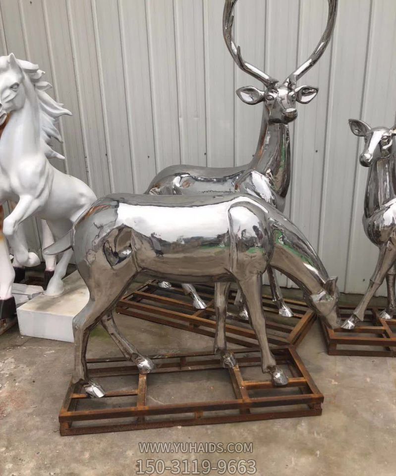 不锈钢镜面创意抛光梅花鹿博鱼网页版