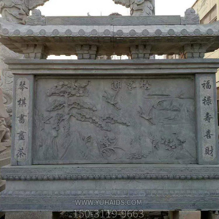 庭院户外仿古做旧大型影壁壁画博鱼网页版