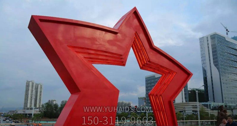 不锈钢五角星拱门广场景观博鱼网页版