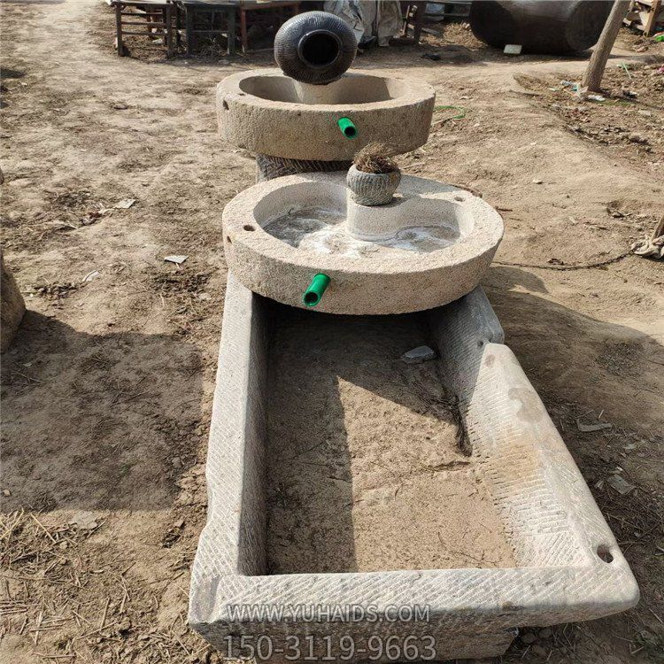 石磨盘石槽流水水钵博鱼网页版