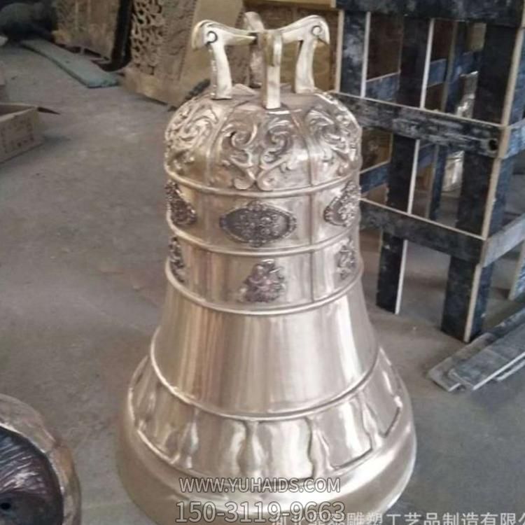 景区寺院摆放大型铸造铜钟博鱼网页版