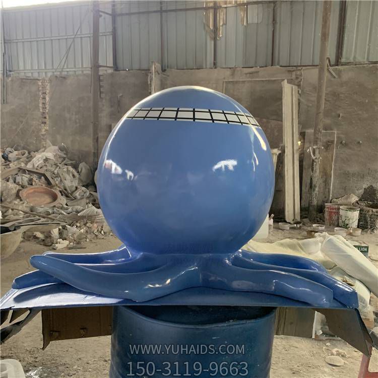 游乐园玻璃钢卡通海洋动物章鱼小品博鱼网页版