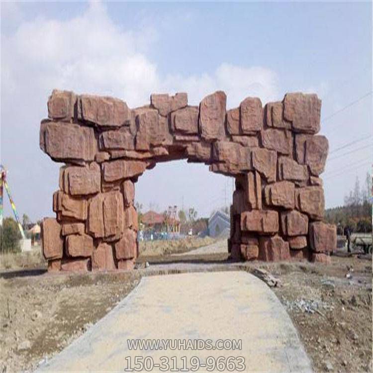 户外公园大型大理石拱门博鱼网页版