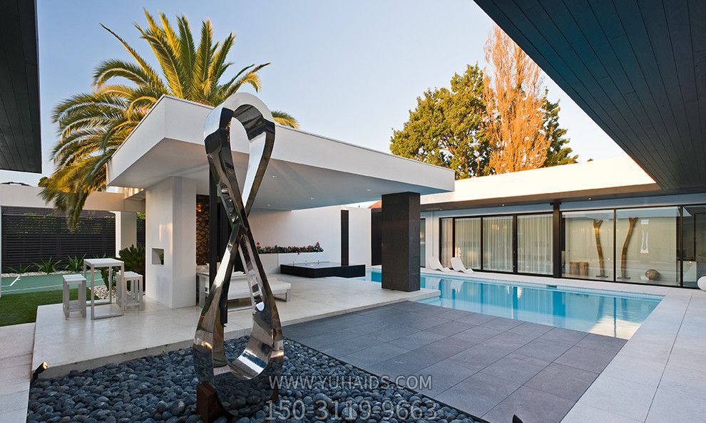 酒店泳池创意不锈钢景观博鱼网页版