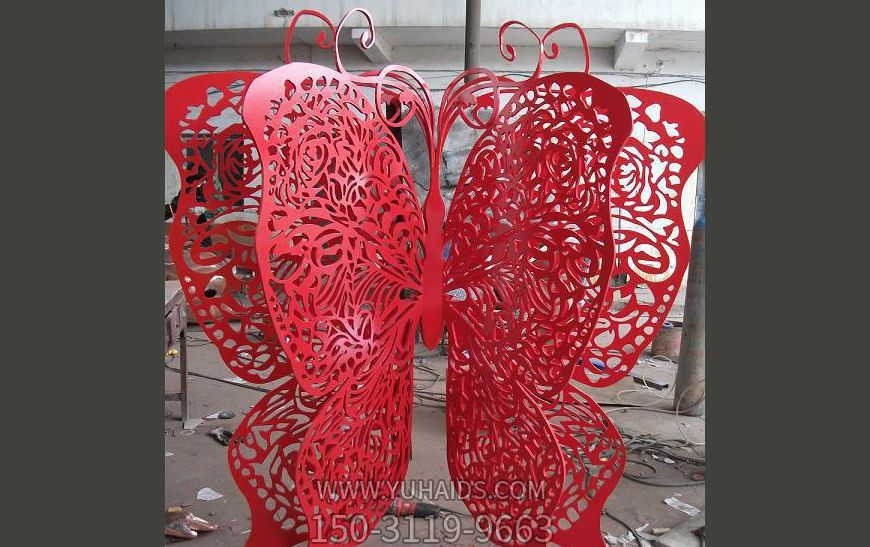 校园不锈钢镂空蝴蝶博鱼网页版