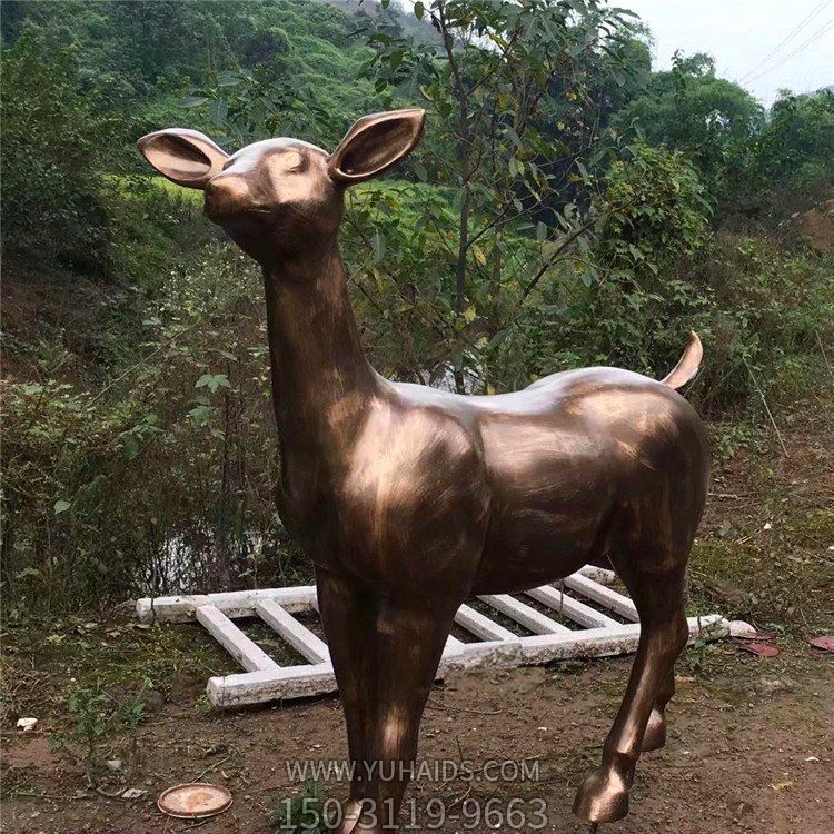 玻璃钢仿铜小鹿博鱼网页版