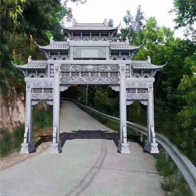 大理石石雕景观街道牌坊博鱼网页版