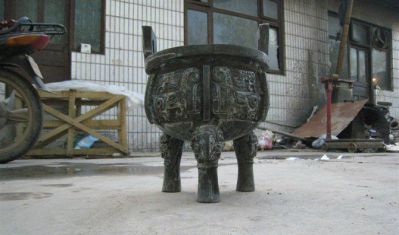 古代文物铜铸寺庙鼎博鱼网页版