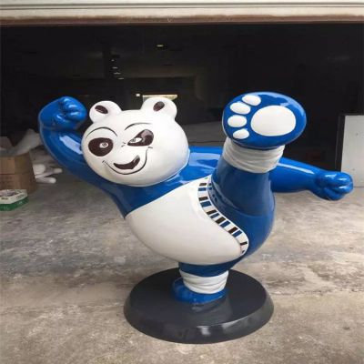商场户外园林景观玻璃钢卡通熊猫博鱼网页版