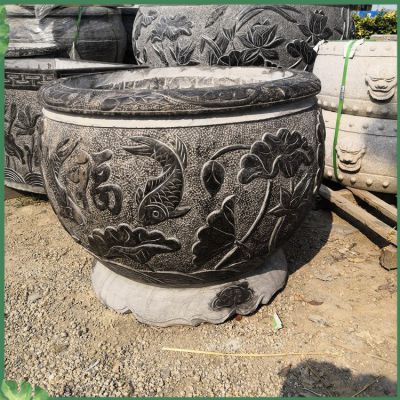 石雕鱼缸水缸
