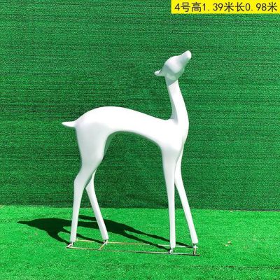 艺术造型鹿博鱼网页版玻璃钢抽象鹿