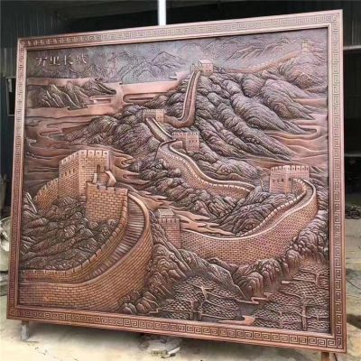 浮雕长城别墅室内博物馆大型壁画博鱼网页版