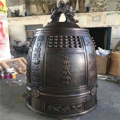 纯铜铸造 景区寺庙祈福挂钟博鱼网页版摆件