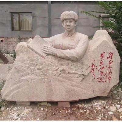 大理石石雕园林景观摆件创意雷锋博鱼网页版