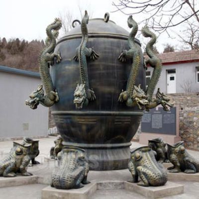 校园广场大型玻璃钢仿铜地动仪博鱼网页版