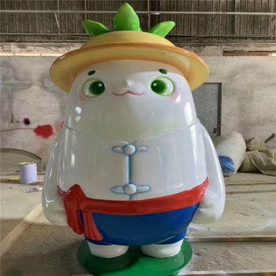 商场店铺玻璃钢卡通创意公仔博鱼网页版摆件