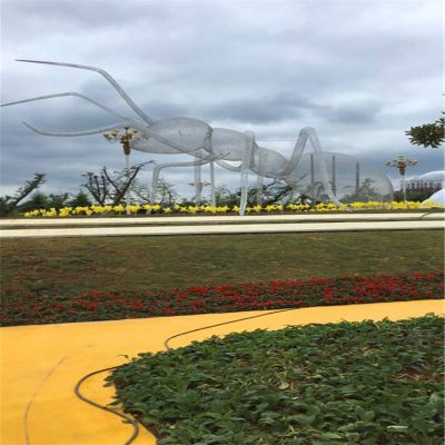 广场户外大型不锈钢金属镂空蚂蚁博鱼网页版