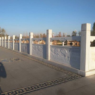 户外河道大理石石雕浮雕栏杆栏板博鱼网页版