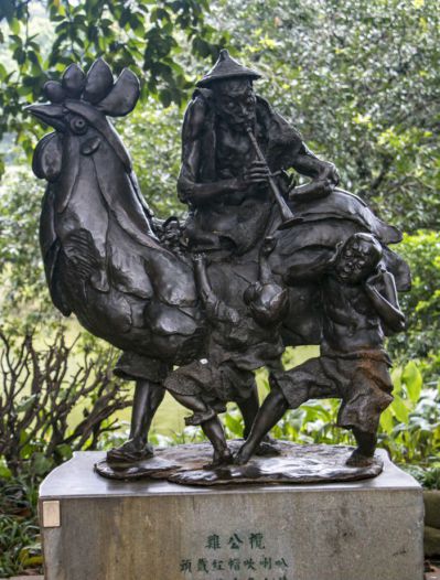 街道摆放的不锈钢抽象鸡博鱼网页版