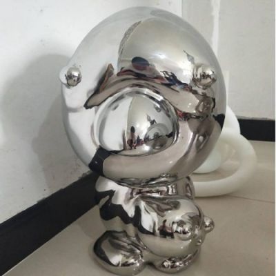 镜面不锈钢抽象动物景观博鱼网页版