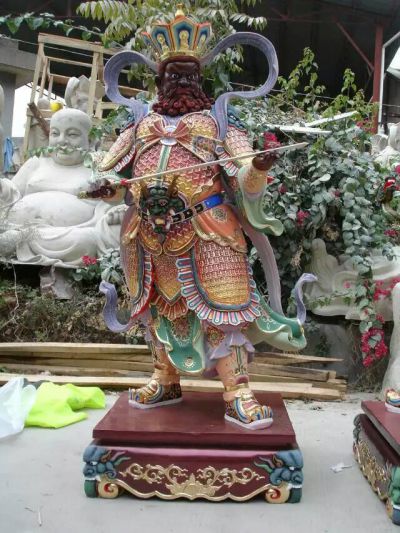 户外景区大型玻璃钢彩绘天王博鱼网页版