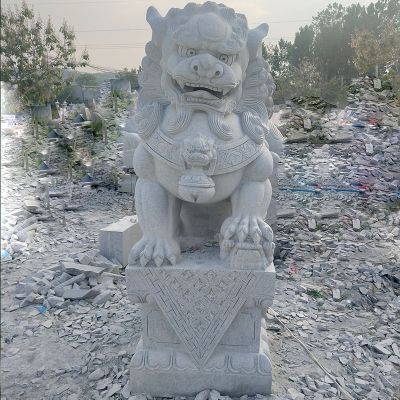 公园大型仿真动物青石石雕狮子博鱼网页版