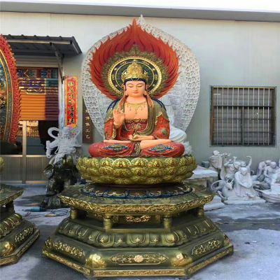 宗教庙宇玻璃钢彩绘三圣博鱼网页版