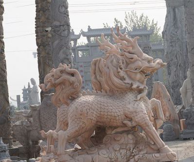 景区大型动物景观石雕麒麟博鱼网页版
