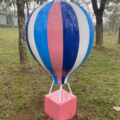 玻璃钢彩绘卡通气球小品游乐园装饰 摆件博鱼网页版