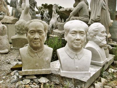 公园景区汉白玉石雕毛泽东博鱼网页版