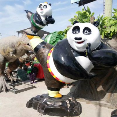 户外公园大型功夫熊猫园林景观
