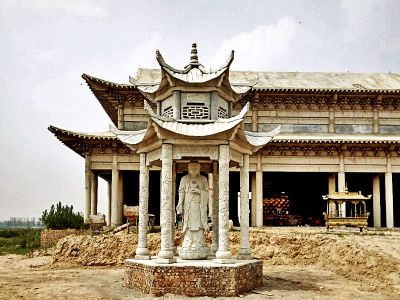 寺庙景区神像摆放古建筑凉亭博鱼网页版
