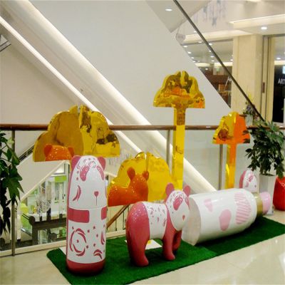 公园不锈钢创意户外创意摆件景观博鱼网页版