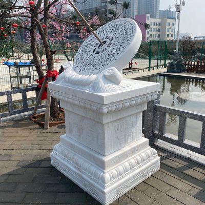 景区大理石户外景观石雕日晷博鱼网页版