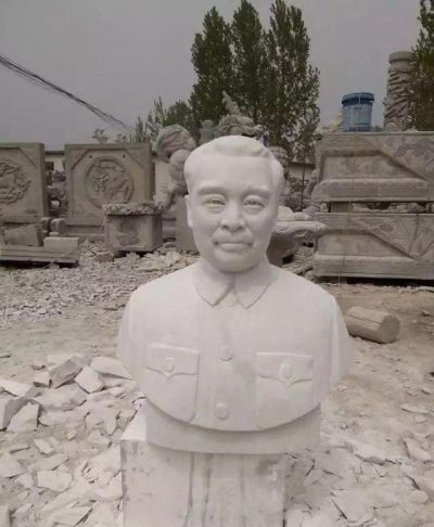 景区汉白玉头像石雕周恩来博鱼网页版