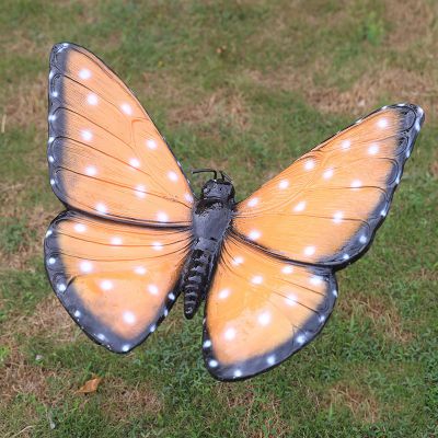 草坪一只不锈钢蝴蝶博鱼网页版